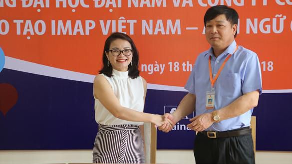 [Dân trí] Đại học Đại Nam ký kết hợp tác chiến lược cùng Anh ngữ Ms Hoa